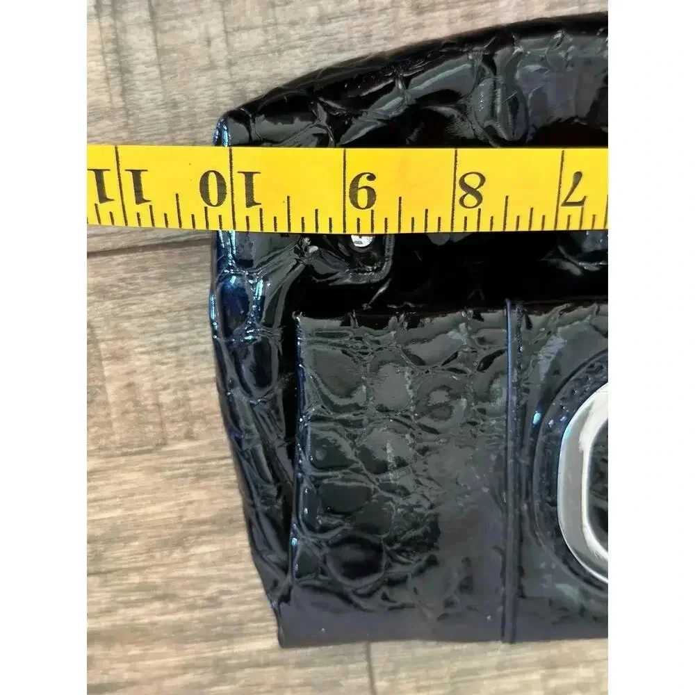 Guess Black Leather Clutch